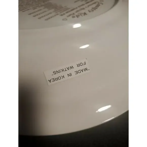 Vintage Watkins 80s Country Kids Collectors Recipe Pie Plate Pumpkin RIDE - Picture 2 of 4